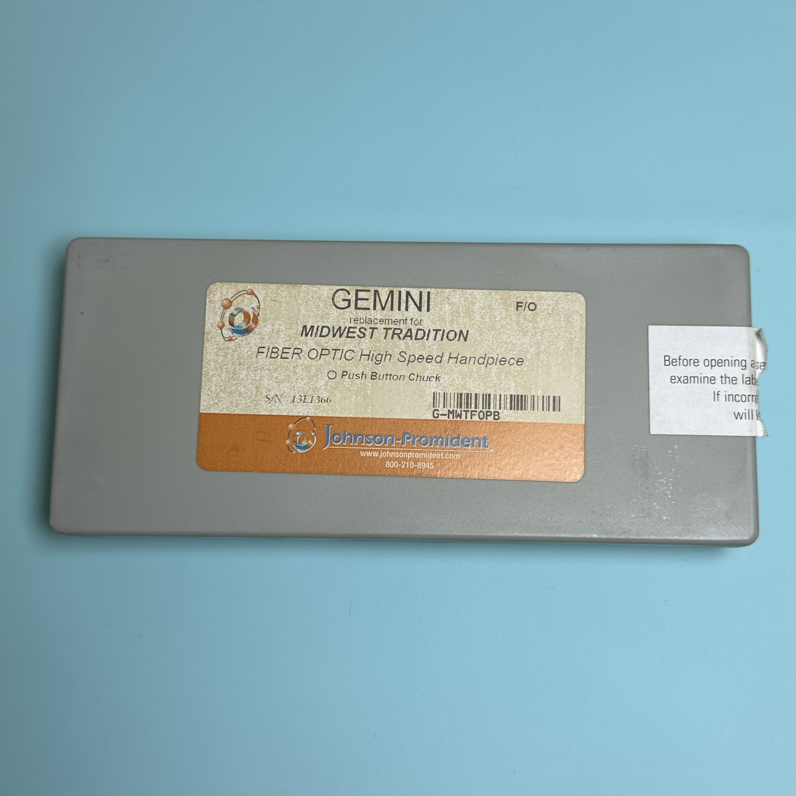 Johnson Promident Gemini-Tradition High Speed Handpiece – Refurbished - Image 6